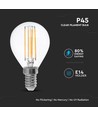 V-Tac 4W LED lampa - Filament, P45, E14