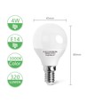 Outlet: EN: LED A5 G45 BIG ANGLE E14 4W 3000K