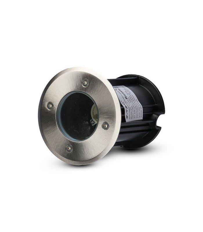 VTac utomhus spotlight Rund, rostfritt stål, GU10 sockel