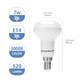 Outlet: EN: LED A5 R50 E14 7W 3000K