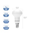 Outlet: EN: LED A5 R50 E14 7W 3000K