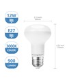 Outlet: EN: LED A5 R80 E27 12W 3000K