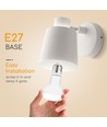 Outlet: EN: LED A5 R63 E27 9W 3000K