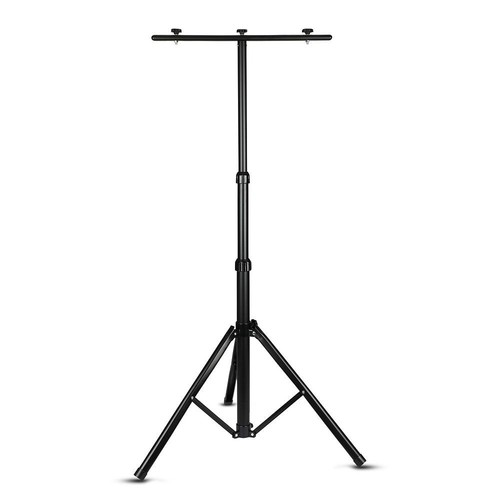 V-Tac stativ för strålkastare - Tripod, svart, hopfällbar