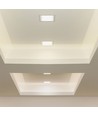 Outlet: V-Tac 12W LED downlight - Hål: 15,5 x 15,5 cm, Mål: 17 x 17 cm, 230V