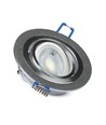 MR16 eller GU10 Downlight-kit - Utan ljuskälla, borstad aluminium, Hål: Ø7,5 cm, Mått: Ø9,1 cm