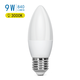 Outlet: EN: LED A5 C37 E27 9W 3000K