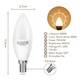 Outlet: EN: LED A5 C37 E14 9W 3000K