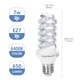 Outlet: EN: LED B5 SPIRAL 7W E27 3000K