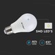 V-Tac 6W RGB LED lampa - Med RF fjärrkontroll, E27