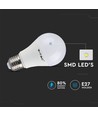 V-Tac 6W RGB LED lampa - Med RF fjärrkontroll, E27