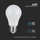 V-Tac 9W LED lampa - Samsung LED chip, A58, E27