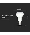E14 4,8W LED spotlight - R50, Samsung LED chip