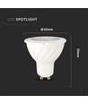 V-Tac 6W LED spotlight - Samsung LED chip, 230V, GU10