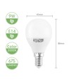 Outlet: EN: LED A5 G45 BIG ANGLE E14 9W 3000K