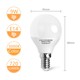 Outlet: EN: LED A5 G45 BIG ANGLE E14 9W 3000K