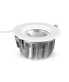 Outlet: V-Tac 10W LED downlight - Hål: Ø12 cm, Mål: Ø13.5 cm, 230V