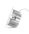 Outlet: V-Tac 10W LED downlight - Hål: Ø12 cm, Mål: Ø13.5 cm, 230V