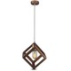V-Tac geometrisk pendellampa - Guld färg, kub, E27
