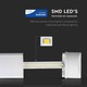 V-Tac 10W komplett LED armatur - Samsung LED chip, 30 cm, 230V