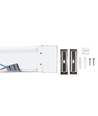 150cm 50W komplett LED-armatur - 6 års garanti, 120lm/W