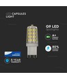 V-Tac 3W LED lampa - Samsung LED chip, G9, 230V