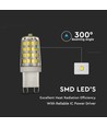 V-Tac 3W LED lampa - Samsung LED chip, G9, 230V