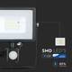 V-Tac 20W LED strålkastare med sensor - SMD, Samsung LED chip