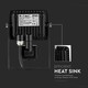 V-Tac 10W LED strålkastare med sensor - Samsung LED chip