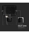30W LED-strålkastare med sensor - Samsung LED-chip, arbetslampa