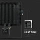 V-Tac 50W LED strålkastare med sensor - Samsung LED chip