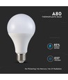 V-Tac 18W LED lampa - Samsung LED chip, A80, E27