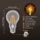 Outlet: EN: LED FILAMENT A60 E27 6W 2700K/CLEAR