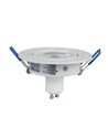 Downlight kit utan ljuskälla - Hål: Ø7,5 cm, Mål: Ø9,1 cm, matt vit, välj MR16 eller GU10 sockel