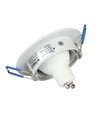 Downlight kit utan ljuskälla - Hål: Ø7,5 cm, Mål: Ø9,1 cm, matt vit, välj MR16 eller GU10 sockel