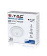 V-Tac 12W LED sensorarmatur - Samsung LED chip, PIR sensor, IP20 inomhus, 230V, inkl. ljuskälla