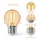 Outlet: EN: LED FILAMENT G45 E27 6W 2200K/AMBER