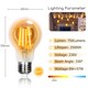 Outlet: EN: LED FILAMENT A60 E27 8W 2200K/AMBER