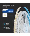 V-Tac 18W/m LED strip RA95 - Samsung LED chips, 10m, 24V, IP20, 240 LED per. meter