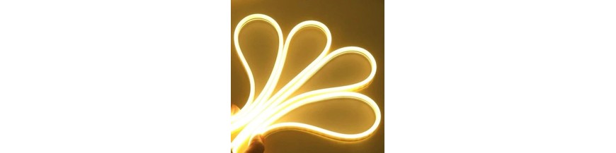 thumbnail image 2 of LED Neon Strip Flex 12V – IP65 Waterproof, Aluminum Track, Red/Warm White, 8W/m 2 of 4
