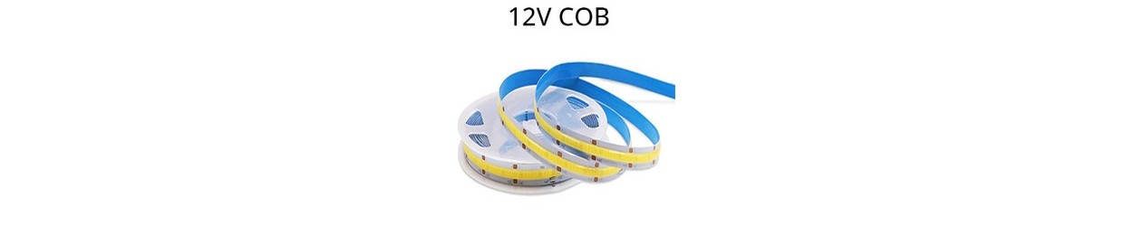 Enfärgad COB LED Strips 12V