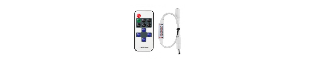 Enfärgad LED Strip Tillbehör 12V/24V