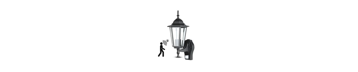 Vägglampor med Sensor