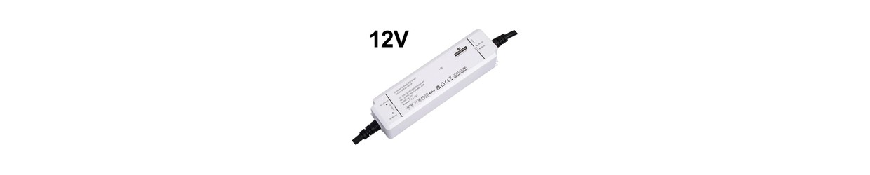 12V Vattentät Strömförsörjning