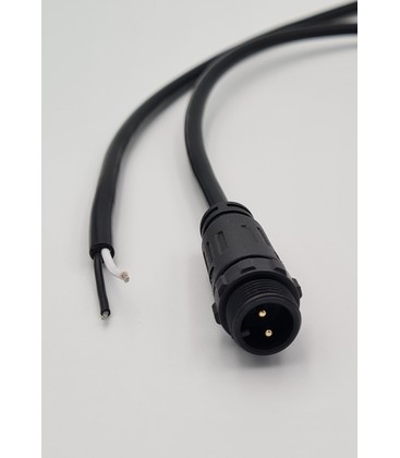 Startkabel för bastubelysning som används för att koppla samman LED-segment vid hinder.