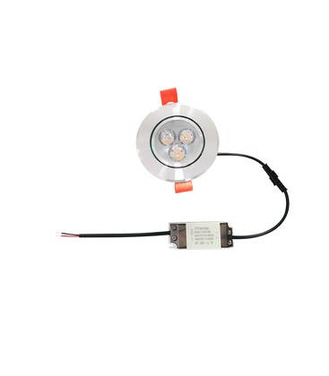 Dimbar 3W infälld spotlight för 12V och 24V system.