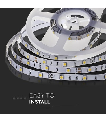 Installation av 12V LED-strip som kräver korrekt PWM-dimmer för ljusstyrning.