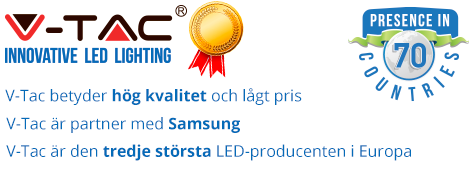 V-Tac Europas 3 största LED-producenten